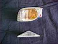 Witte knipperlichten zijkant voor Focus